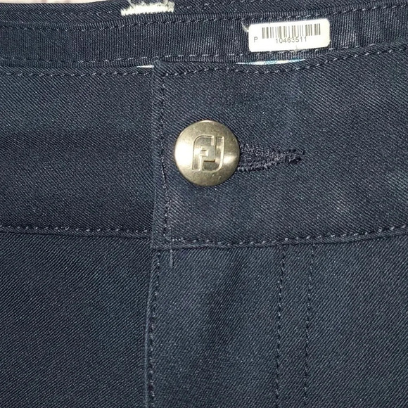 FootJoy Athletic Fit Flat Front Classic Club Navy Blue Golf Pants Men's Size 40 - Picture 4 of 16